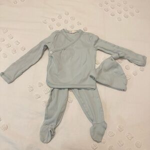Burt’s Bees Baby Green Outfit Set 0-3